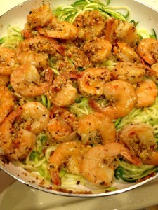 Skinny Shrimp Scampi - Eat-in With YiaYia