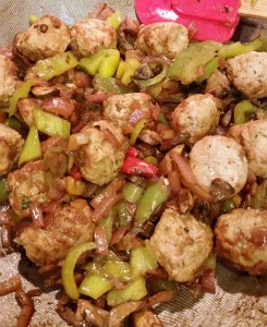 Chicken Meatball Alfredo Mac - Eat-in With YiaYia