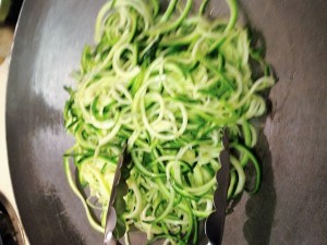 Cilantro Avocado Pesto Zoodles - Eat-in WIth YiaYia