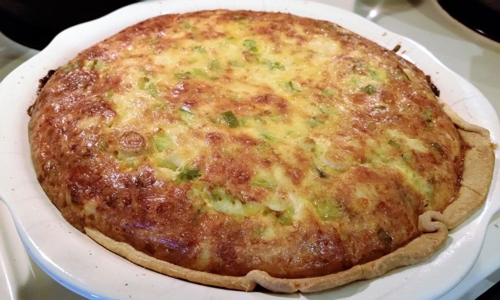 Easy Crab Quiche - Eat-in With YiaYia
