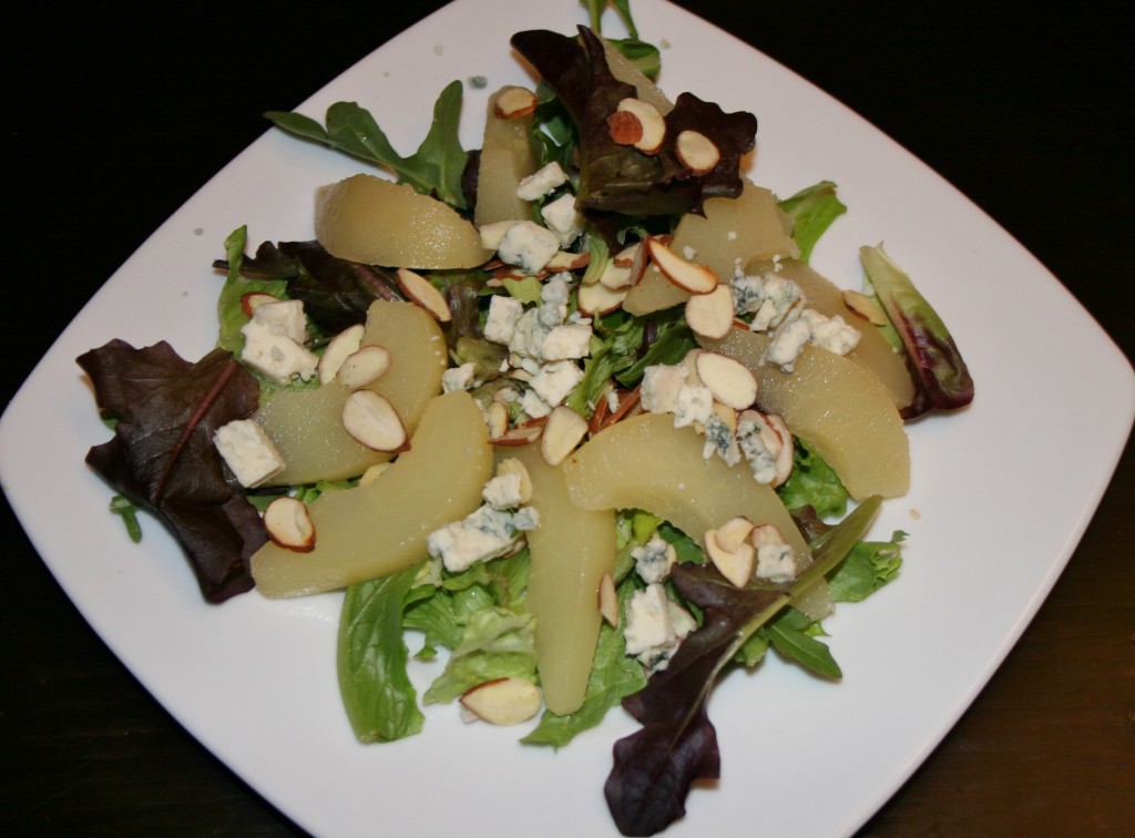 Gorgonzola Pear Salad - Eat-in With YiaYia