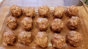 GF Spicy Meatballs - EatinWithYiaYia.com