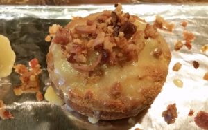 Low Carb Maple Glazed Bacon Donuts - EatinWithYiaYia.com
